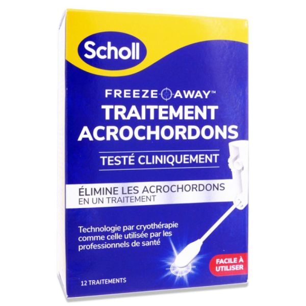 Scholl traitement acrochordons freeze away
