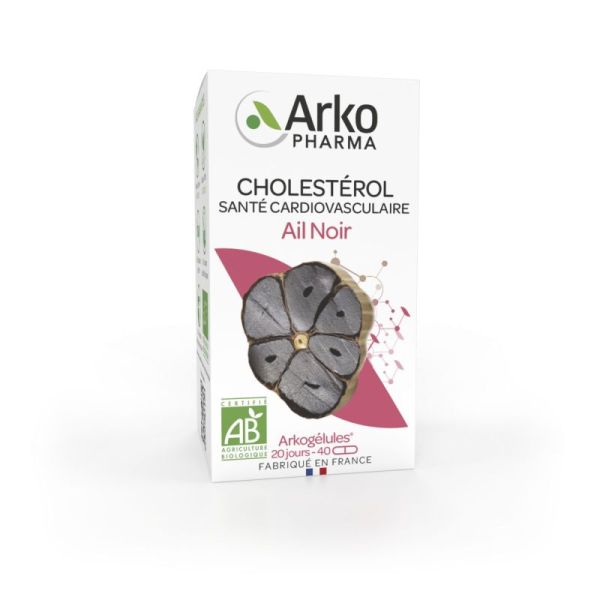 Arkogélules ail noir bio 260 µg S-allyl-cystéine 40 gélules