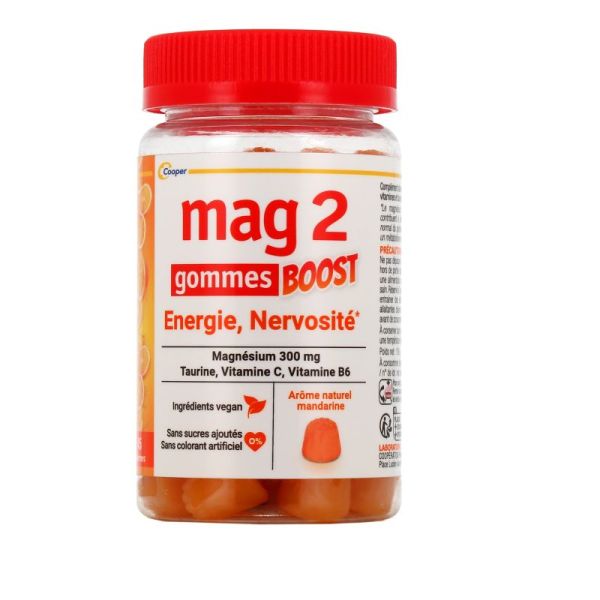 MAG 2 Gommes Boost Energie, nervosité x45 gommes