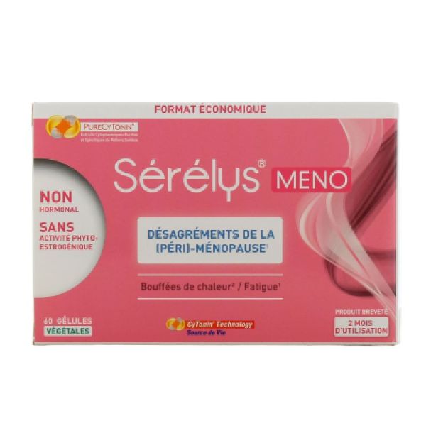 SERELYS Méno Désagréments ménopause x60 gélules