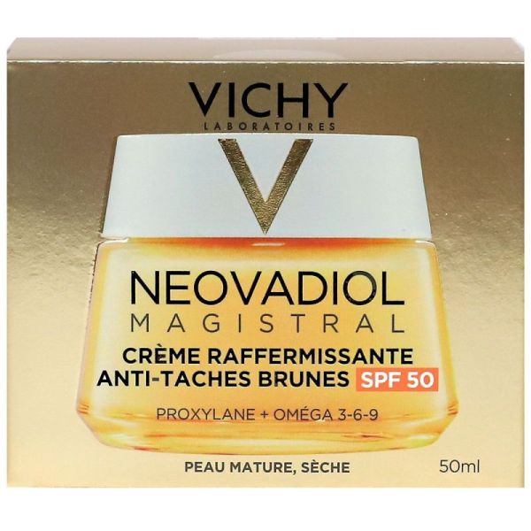 Neovadiol Post ménopause crème raffermissante anti-taches brunes SPF50 50ml