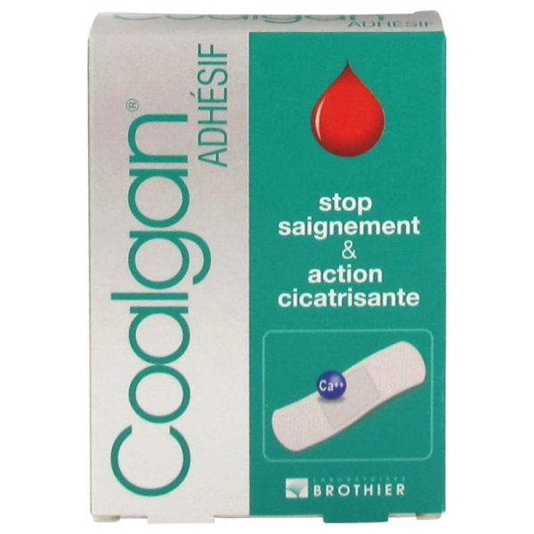 Coalgan Pansements Adhérents Hémostatiques x12