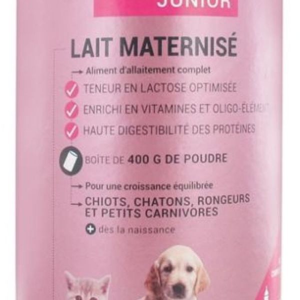 Biocanina Lait Maternise chiot et chaton Poudre 400g + biberon et tétines