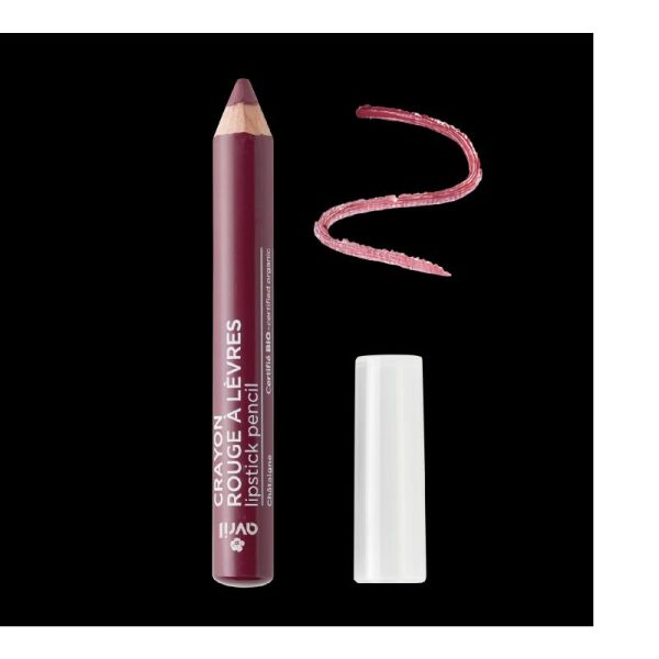 Avril Crayon rouge à lèvres Châtaigne bio