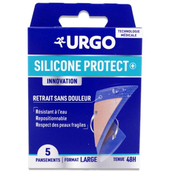 Silicone Protect Format large x5 pansements