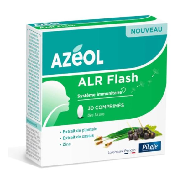 Pileje Azéol système immunitaire ALR Flash 30 comprimés