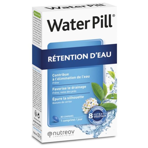 Waterpill anti rétention d'Eau et minceur Comprimés 30