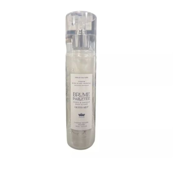 Brume Pailletée Musc Blanc Oriental corps/cheveux 250ml