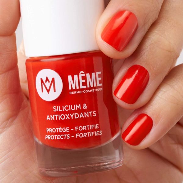 MÊME Vernis Silicium et antioxydants Orange sanguine 10ml