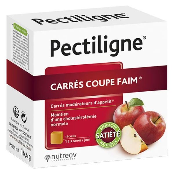 PECTILIGNE Carrés coupe-faim x15