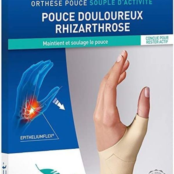 Epitact Orthèse Rhizarthrose Pouce Main Droite Taille M