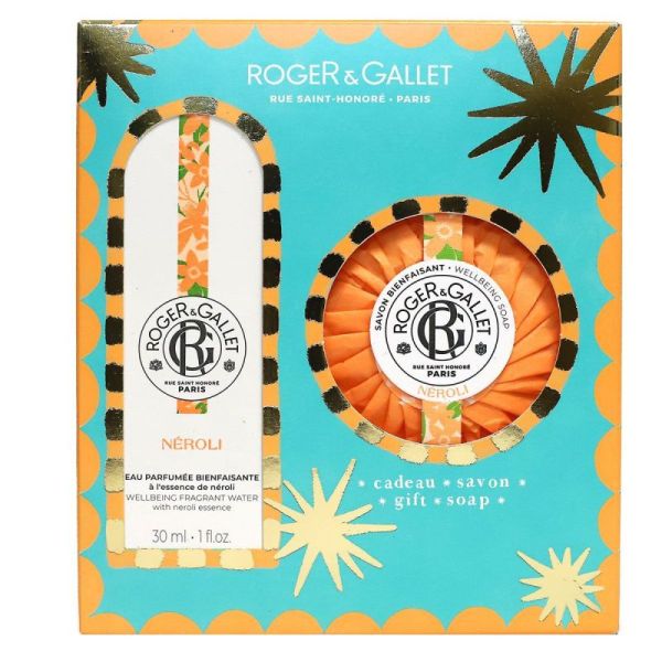 Coffret Neroli eau parfumée Bienfaisante 30ml + savon 100g offert