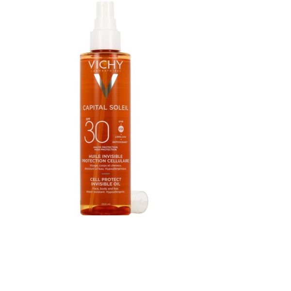 VICHY Spray Capital soleil SPF30 Huile invisible 200ml
