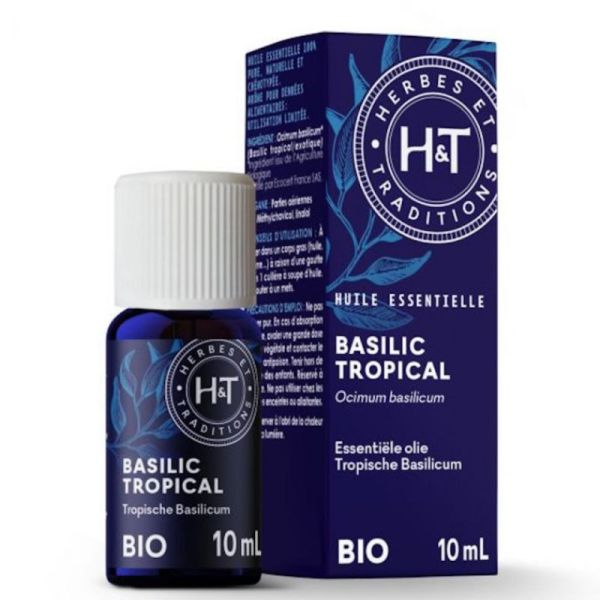 Huile essentielle Basilic Tropical bio 10ml
