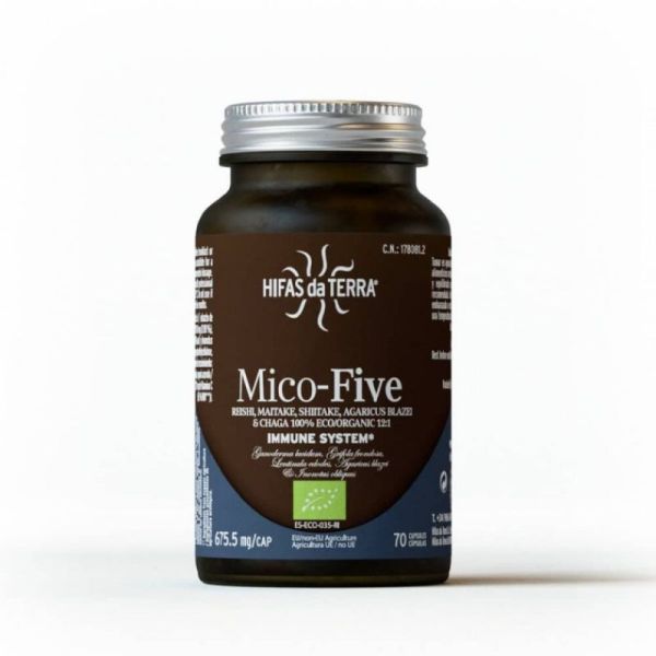 Hifas da Terra Mico-Five immunité et tonus bio 70 gélules
