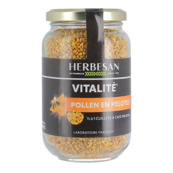Herbesan Vitalité Pollen en pelotes pot 225g