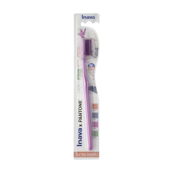 Brosse à dents extra souple Pantone collection 2023
