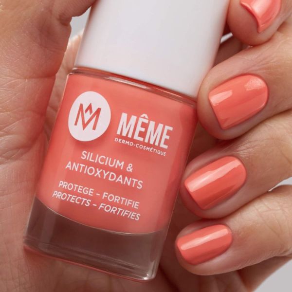 MÊME Vernis Silicium et antioxydants Rose melon 10ml