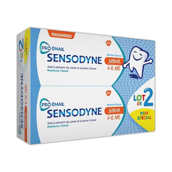 SENSODYNE DENTIFRICE JUNIOR 2X75ML