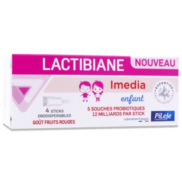 PILEJE Lactibiane imedia enfant x4 sticks