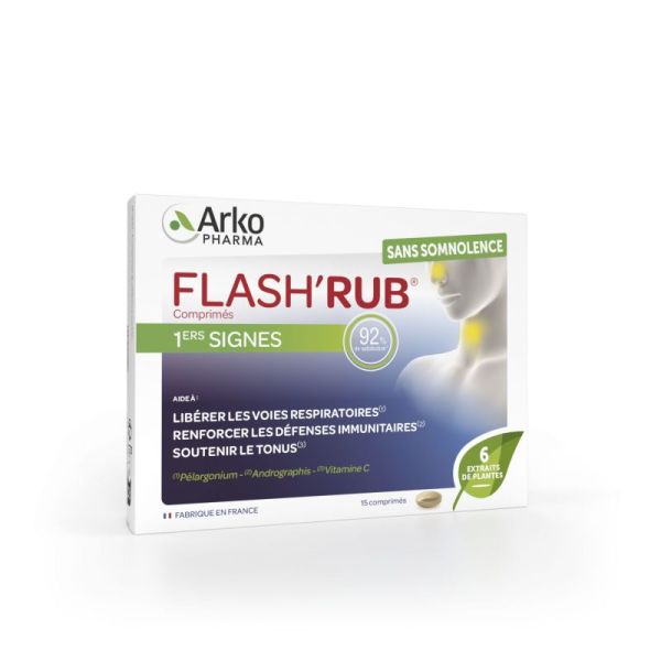 Flash'rub 15 comprimés