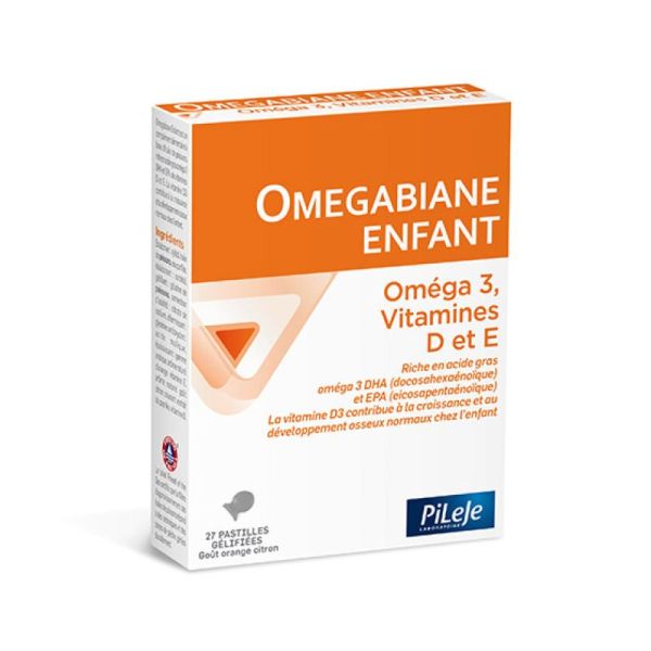 PILEJE Omegabiane enfant x 27 pastilles