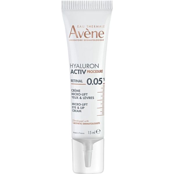 Avène Hyaluron activ procédure crème yeux lèvres 15ml