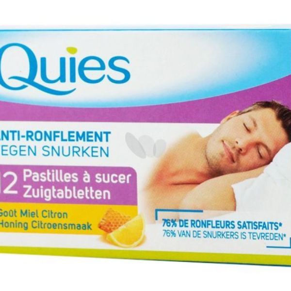 Quies Anti ronflement Pastilles Miel/citron
