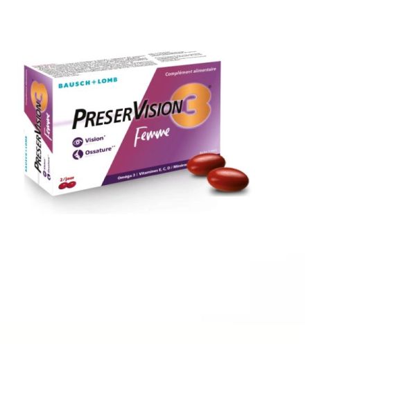 PRESERVISION 3 FEMME 60 CAPSULES