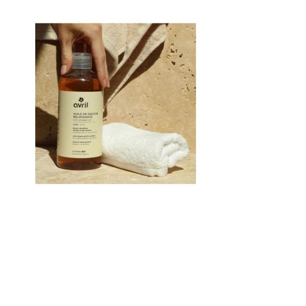 AVRIL Huile de douche relipidante peaux sèches bio 500ml