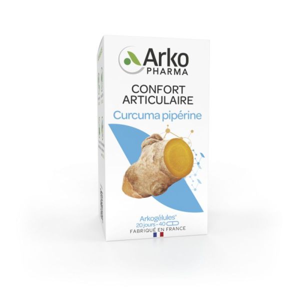 Curcuma pipérine bio 40 gélules