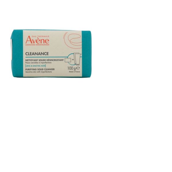 AVENE Cleanance Nettoyant solide Désincrustant 100g