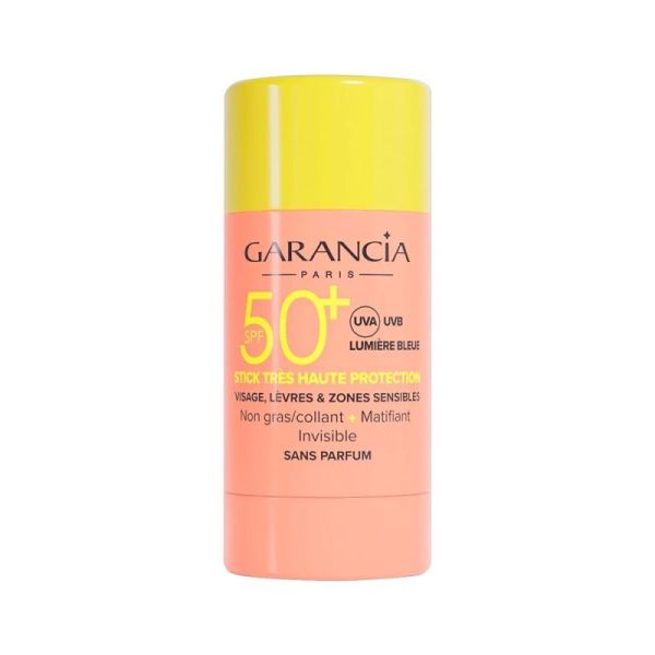 Garancia Stick Visage, Lèvres et Zones Sensibles SPF50+ 15 g