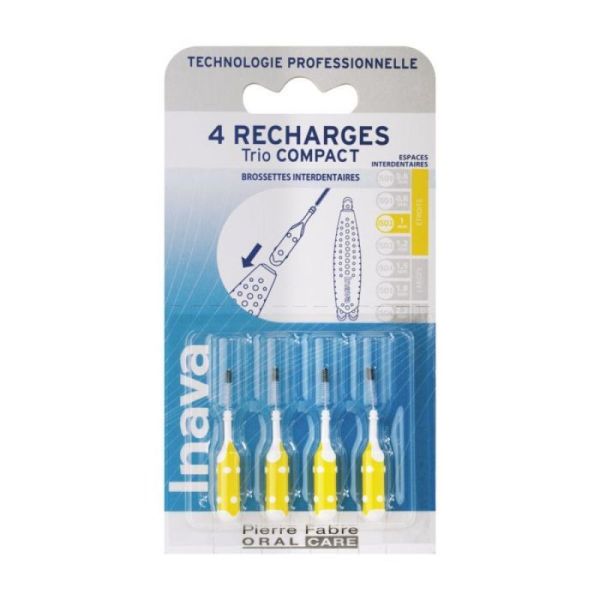 Inava Recharge Jaune (ISO 2) - brossette interdentaire
