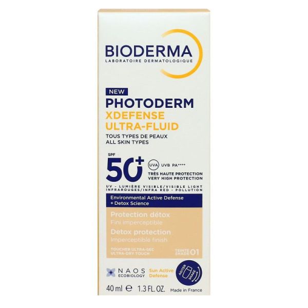 Photoderm XDefense Ultra-Fluid solaire teinte 1 SPF50+ 40ml