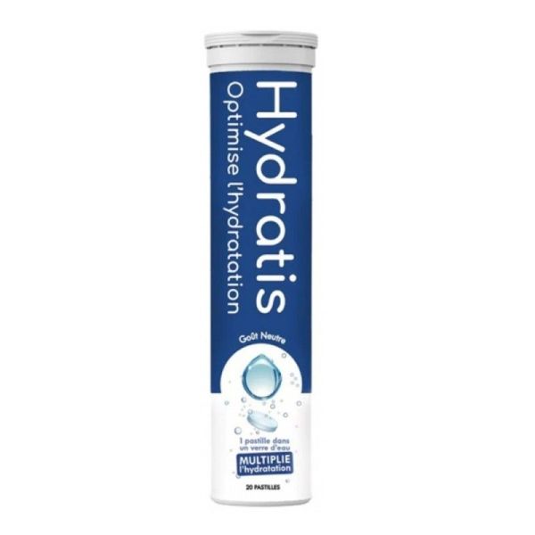 HYDRASTIS optimise l'hydratation goût neutre x20 pastilles