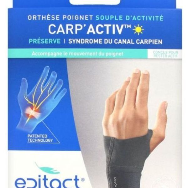 Epitact Attelle Main Poignet Carp Activ taille L main gauche