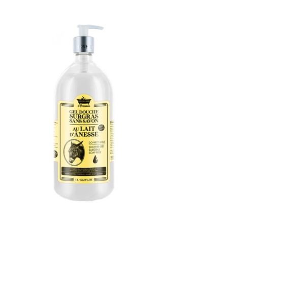 Gl douche surgras sans savon au lait d'ânesse 1L