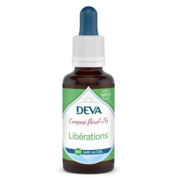 Deva Libérations composé floral N°6 bio sans alcool