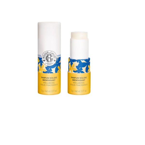 Roger & gallet parfum solide bienfaisant vanille soleil