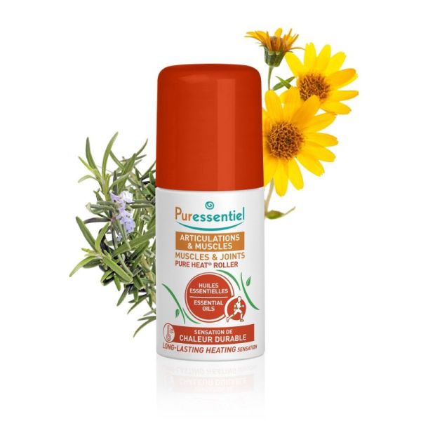 Pureesentiel Roller Pure Heat Articulations et Muscles 75ml