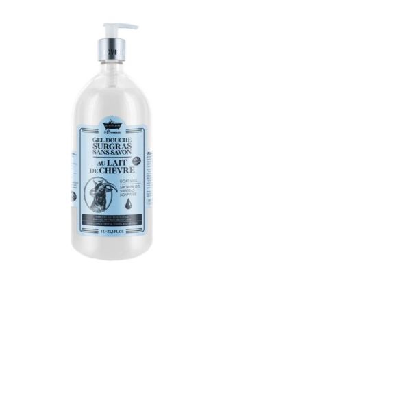 Gel douche surgras sans savon au lait de chèvre 1L