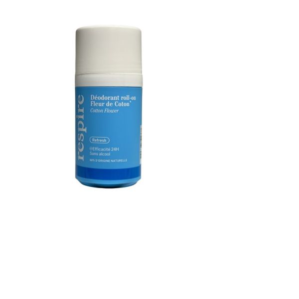 RESPIRE Déodorant Roll-on Fleur de coton