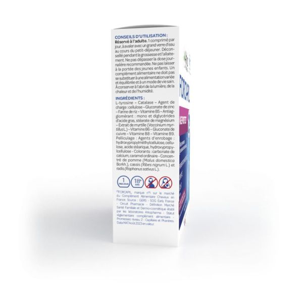 Forcapil Age Protect cheveux blancs et ternes 30 comprimés