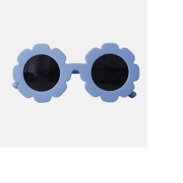 HOP POP Lunettes enfant Motif Fleur Bleu Catégorie 3