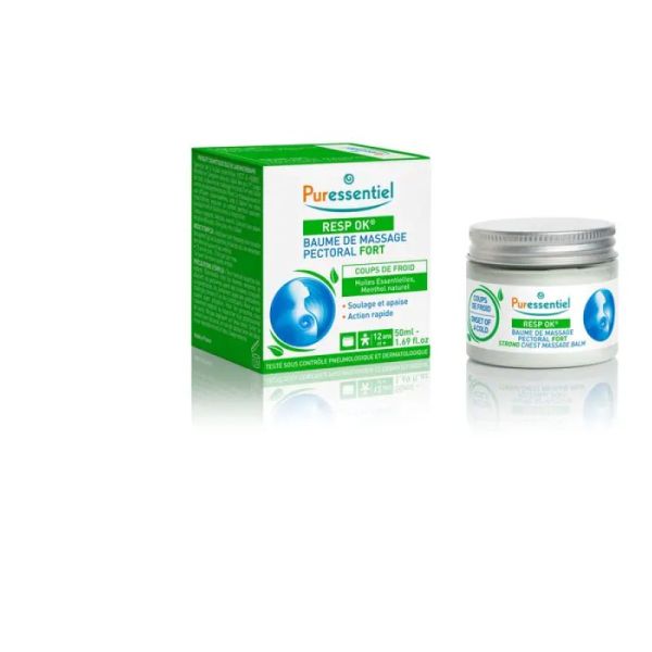 Puressentiel Resp OK Baume de massage pectoral fort 50ml