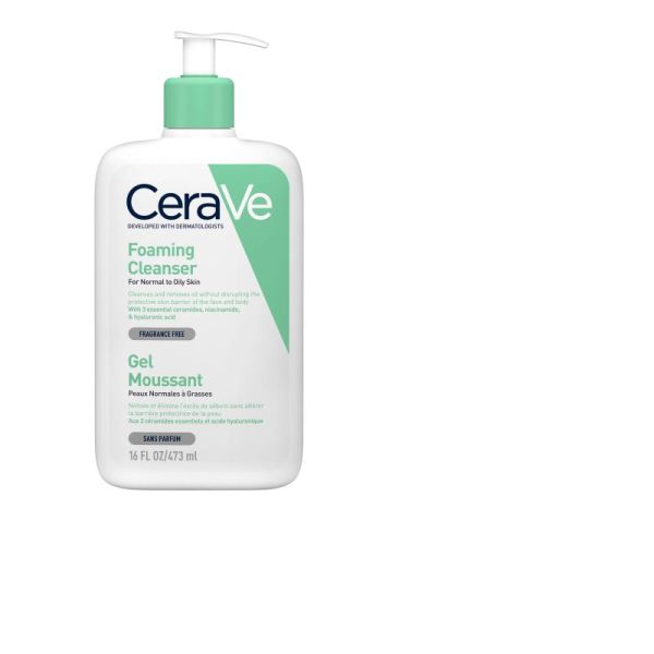 Cerave Gel moussant sans parfum 473ml