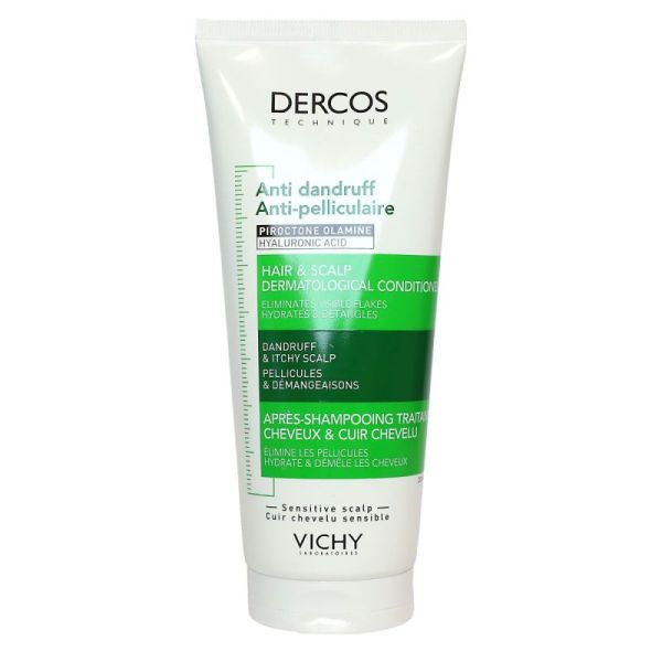 Anti-pelliculaire après-shampoing traitant pellicules et démangeaisons cheveux gras 200ml