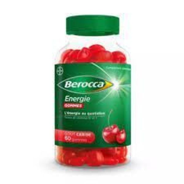 Berocca gommes cerise bt 60