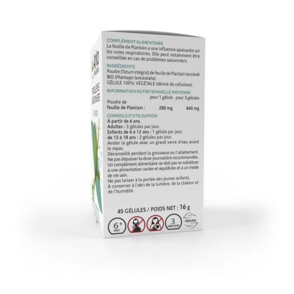 Arkogélules plantain bio 45 gélules